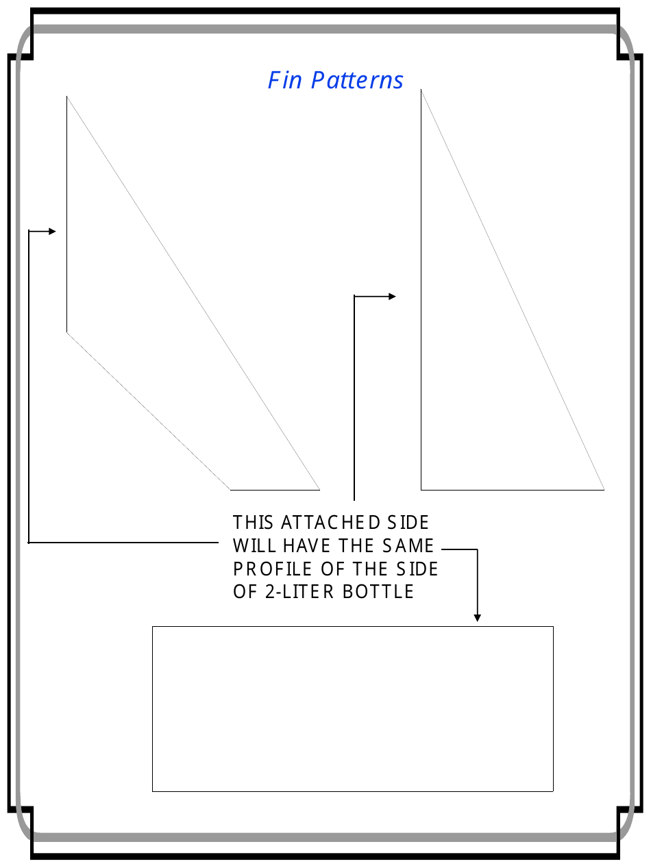 Water Rocket Templates, Page 7