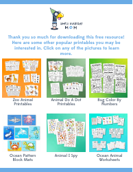 Document preview: Paper Bag Snowy Owl Templates
