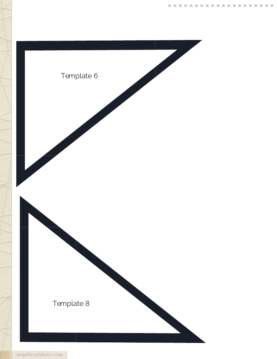 Midnight Meadow Quilt Pattern Applique Templates - Art Gallery Quilts, Page 10