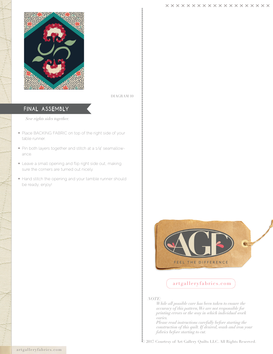 Midnight Meadow Quilt Pattern Applique Templates - Art Gallery Quilts, Page 6