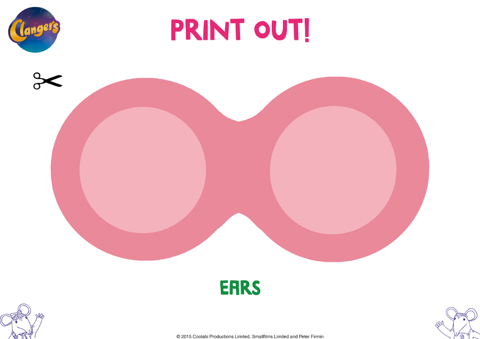 Clangers Headband Template, Page 3