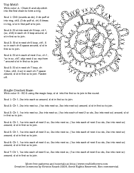 Tribble Trivet Crochet Pattern, Page 2