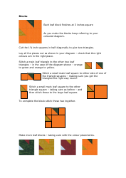 Tessellating Leaves Quilt Block Pattern &amp; Diagram - Meadowside Designs, Page 4