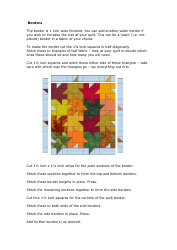 Tessellating Leaves Quilt Block Pattern &amp; Diagram - Meadowside Designs, Page 6