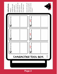 Character Tool Box Template - Ometz Lev, Page 2