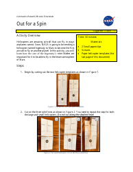 Document preview: NASA Paper Helicopter Templates