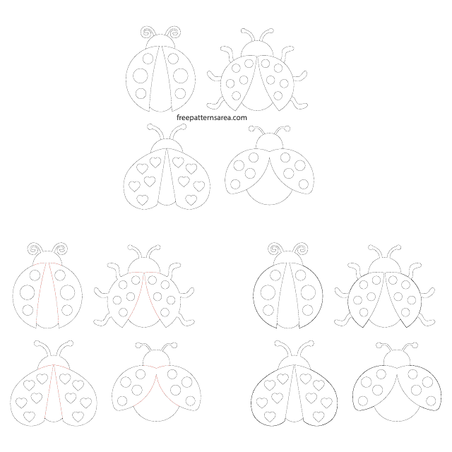 Ladybug Outline Templates Download Printable PDF | Templateroller