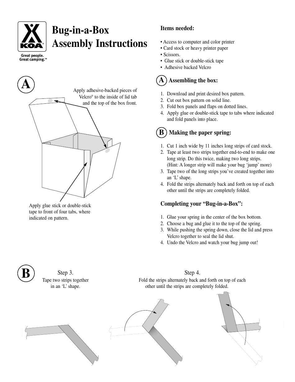 Bug-In-a-box Assembly Instructions