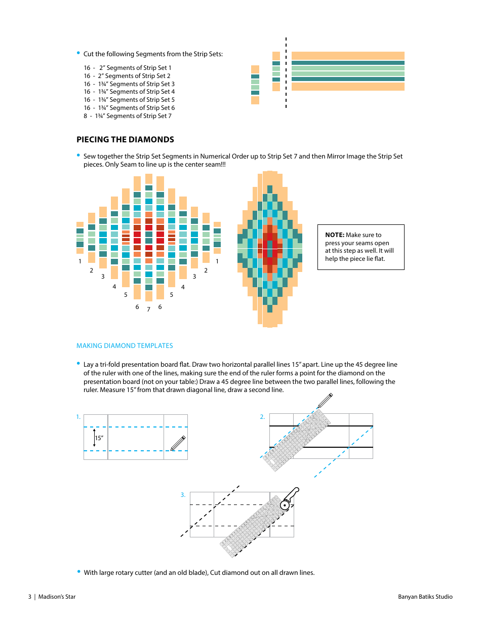 Madisons Star Sewing Pattern, Page 5