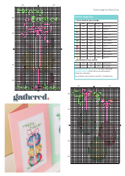 Document preview: Easter Egg Cross-stitch Pattern