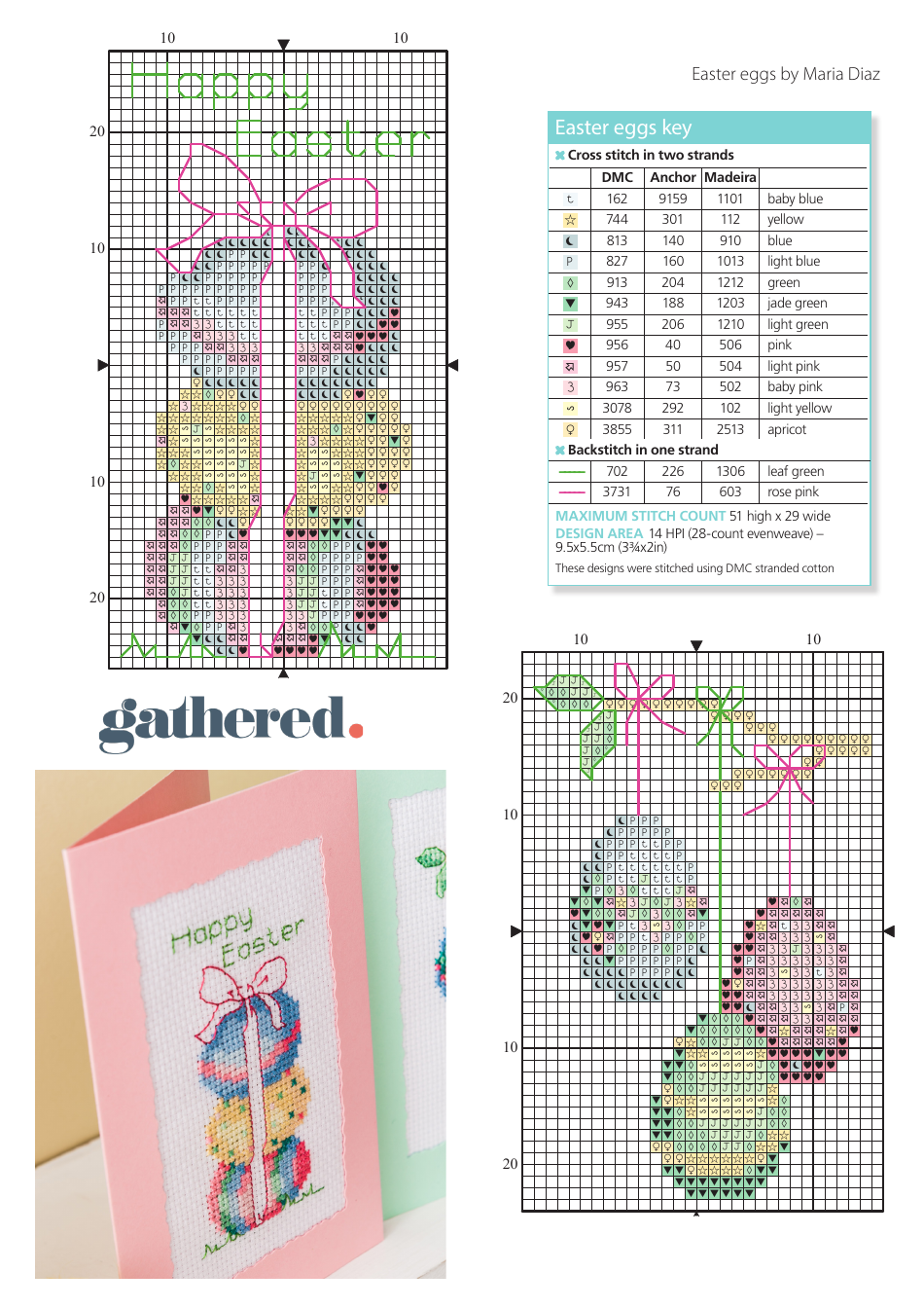Easter Egg Cross-stitch Pattern - Download and Customize