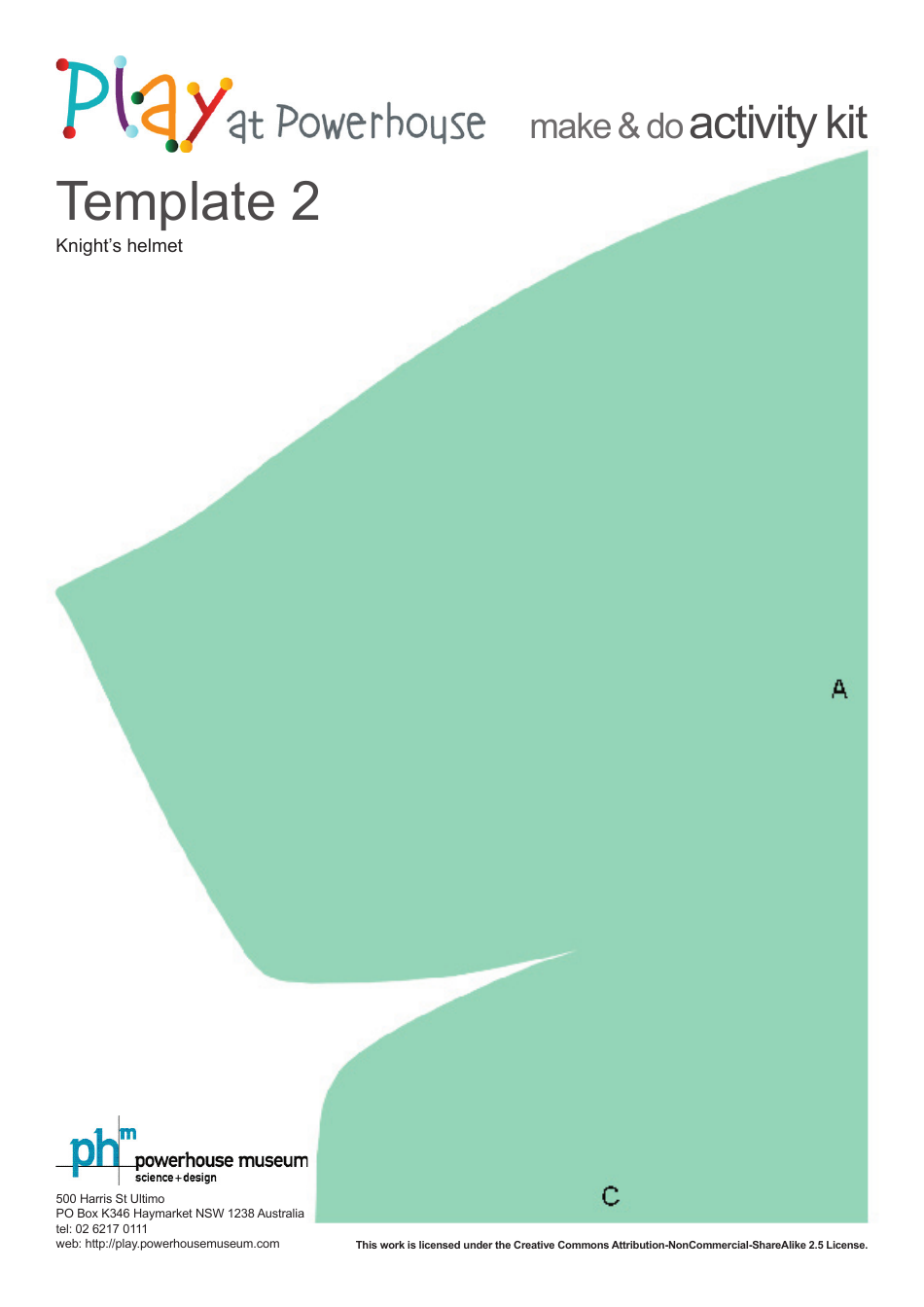 Paper Knights Helmet Templates, Page 3