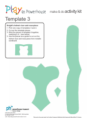 Paper Knight&#039;s Helmet Templates, Page 4
