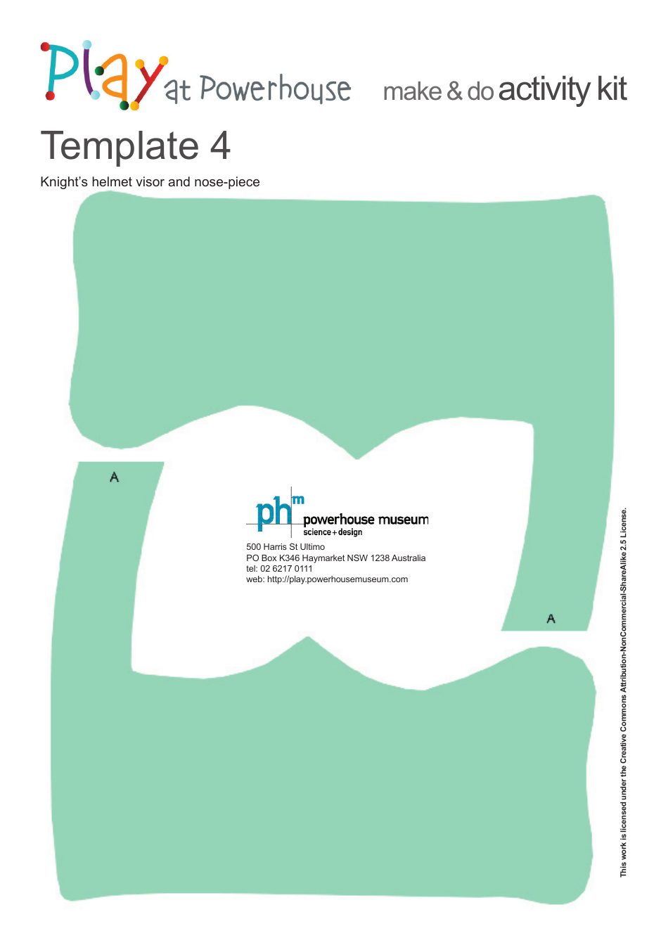 Paper Knights Helmet Templates, Page 5
