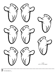 Fox in Socks Puppet Craft Templates, Page 4