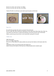 Sloth Crochet Pattern, Page 4
