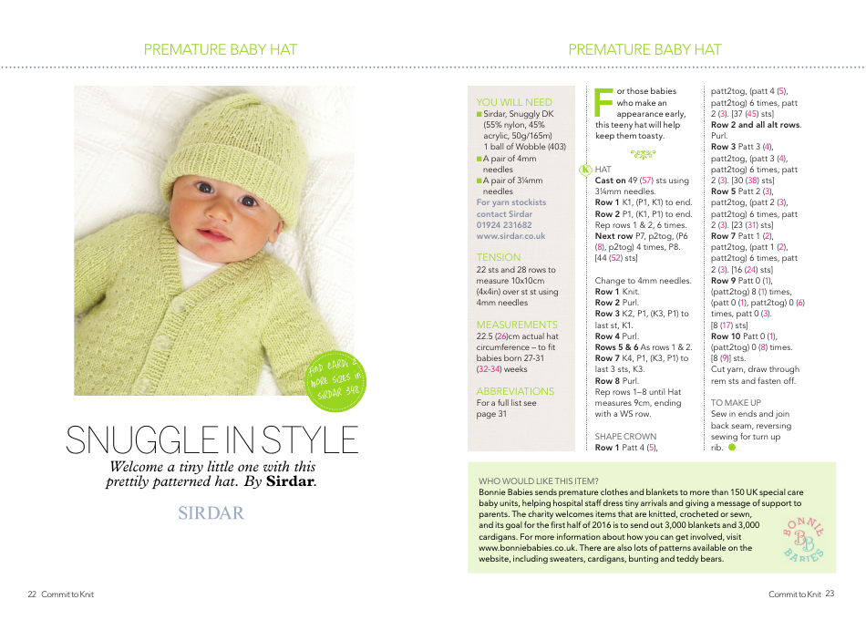 Premature Baby Hat Knitting Pattern Download Printable PDF | Templateroller