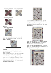 Apple Jacks Quilt Pattern Templates, Page 6