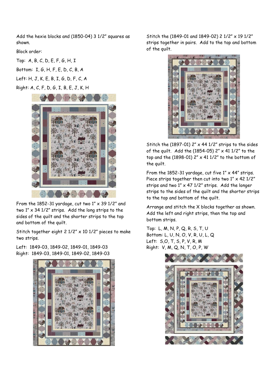 Apple Jacks Quilt Pattern Templates, Page 7