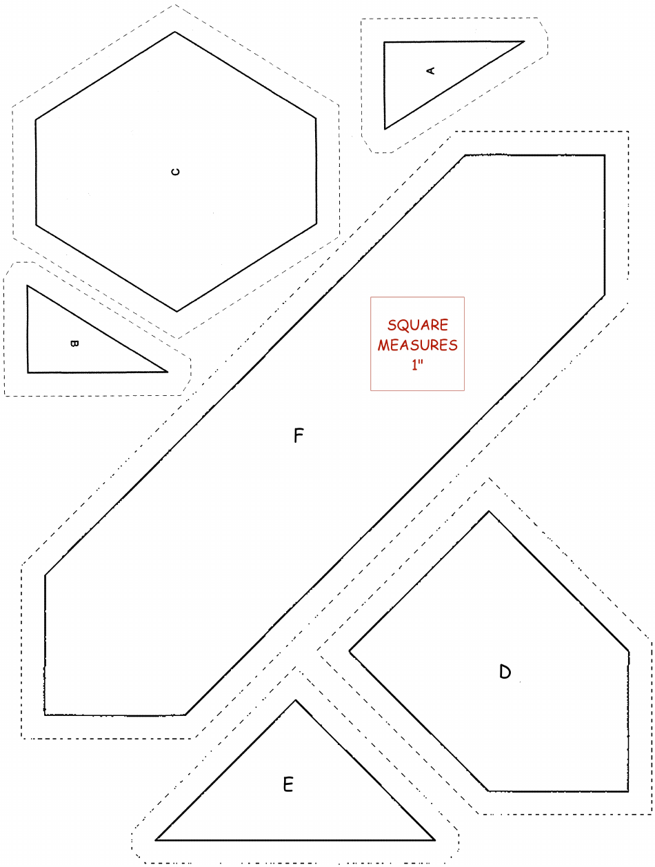 Apple Jacks Quilt Pattern Templates, Page 9