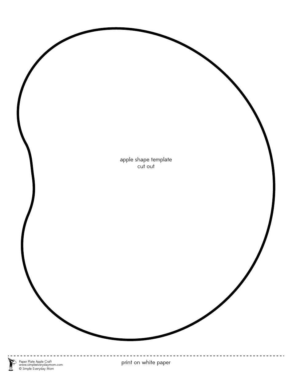 Paper Plate Apple Craft Templates, Page 3