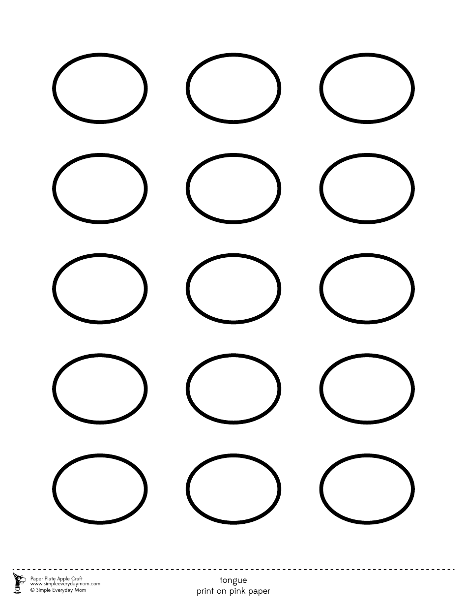 Paper Plate Apple Craft Templates, Page 8