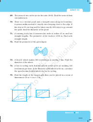 Unit 11 Math Test: Mensuration - Ncert, Page 17