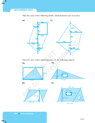 Unit 11 Math Test: Mensuration - Ncert, Page 18