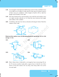 Unit 11 Math Test: Mensuration - Ncert, Page 23