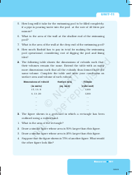 Unit 11 Math Test: Mensuration - Ncert, Page 25