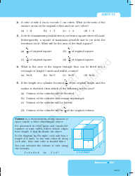 Unit 11 Math Test: Mensuration - Ncert, Page 9