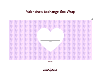 Valentine&#039;s Exchange Box Wrap Templates, Page 2