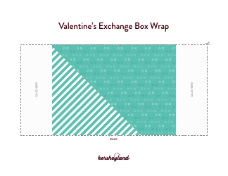 Valentine&#039;s Exchange Box Wrap Templates, Page 3