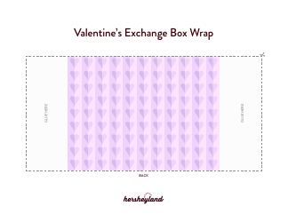 Valentine&#039;s Exchange Box Wrap Templates, Page 4