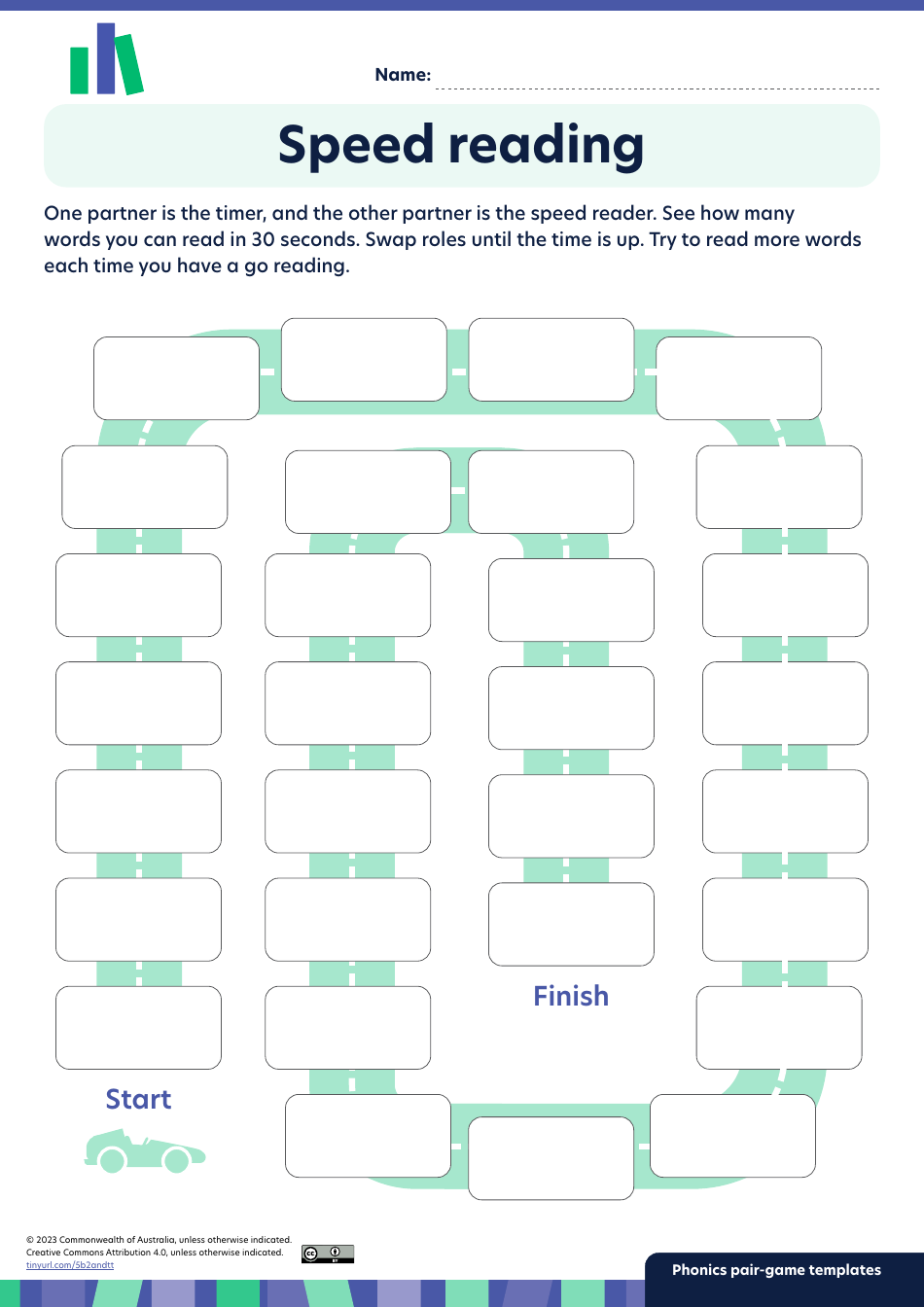 Phonics Pair-Game Templates - Commonwealth of Australia, Page 4