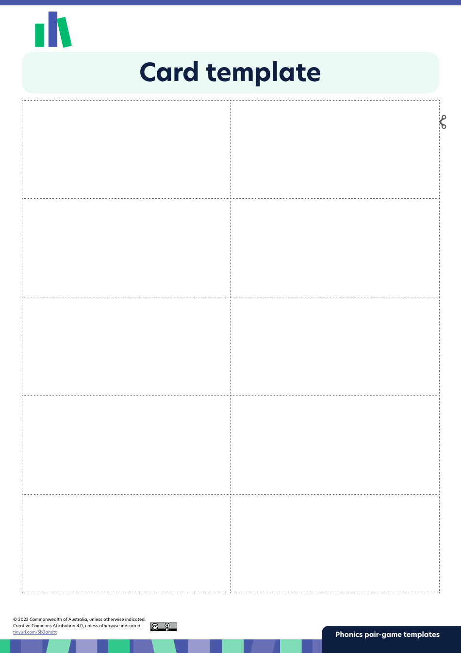 Phonics Pair-Game Templates - Commonwealth of Australia, Page 6