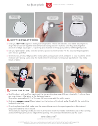 No Face Plush Sewing Templates - Choly Knight, Page 10