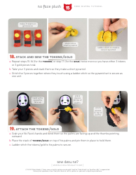 No Face Plush Sewing Templates - Choly Knight, Page 15