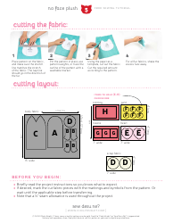 No Face Plush Sewing Templates - Choly Knight, Page 5