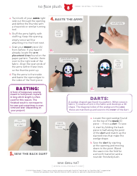 No Face Plush Sewing Templates - Choly Knight, Page 8