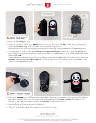 No Face Plush Sewing Templates - Choly Knight, Page 9
