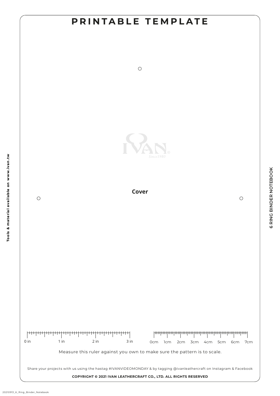 6 Ring Binder Notebook Templates, Page 4