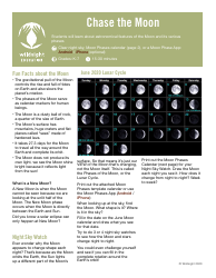 Document preview: Moon Phases Calendar Template - Wildsight
