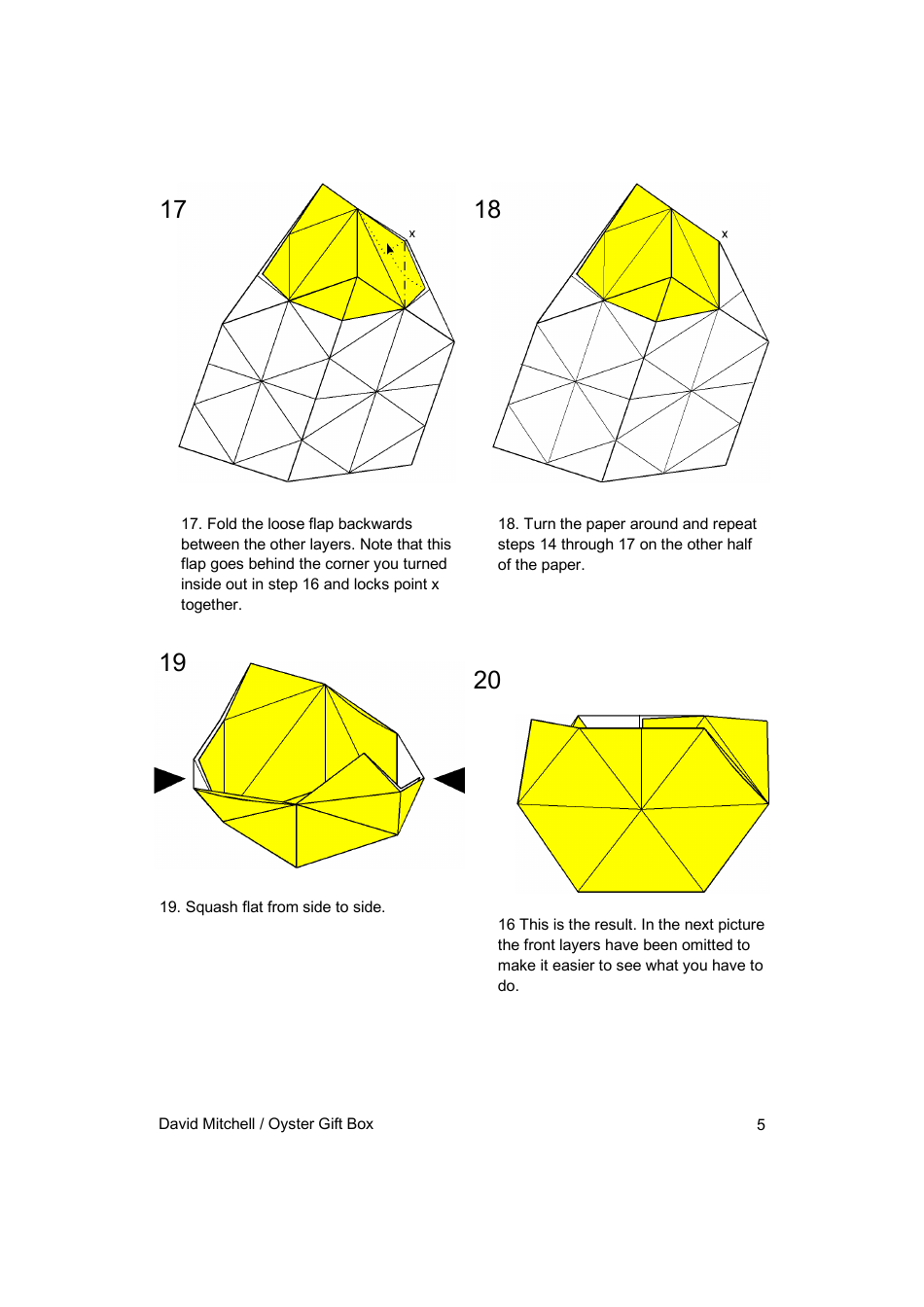 Origami Oyster Gift Box - David Mitchell, Page 5