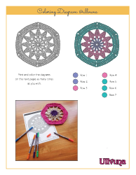 Starflower Crochet Pattern Template, Page 5