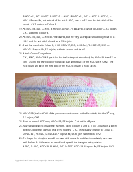 Egyptian Star Flower Stool Crochet Pattern - Nerissa Muijs, Page 6