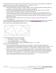 Boxes and Bows Quilt Pattern Template, Page 5