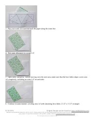 Boxes and Bows Quilt Pattern Template, Page 6