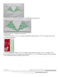 Boxes and Bows Quilt Pattern Template, Page 8