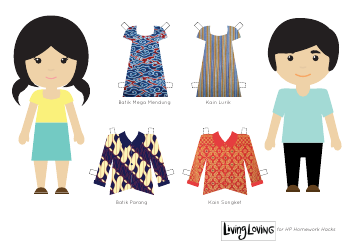 Document preview: Paper Doll Templates